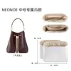 Artesano constante para lv neonoe bb liner cubo pequeño bolsa de papel DuPont cadena extendida almacenamiento de accesorios