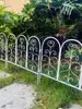 Cerca de Jardim, Cerca de Ferro Forjado para Pátio, Cerca Pequena para Horta de Varanda Externa, Cerca Baixa de Barreira para Plantas