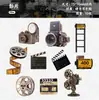 Série Vintage Retrostory Pacote de Adesivos Rádio Antigo Nostálgico Retro Pacote de Adesivos Decorativos para Diário