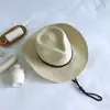Chapéus de Palha para Praia no Atacado, Chapéus com Proteção Solar de Aba Larga, Chapéus de Sol para Mulheres, Adequados para Passeios, Sessões de Fotos e Viagens