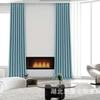 Cortinas Jacquard de Chenille com Folha de Ouro Blackout Total Creme Proteção Solar e Isolamento Térmico Dobras Coreanas Moldagem em Alta Temperatura Estilo Escandinavo Embossado