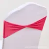 Lazo para Respaldo de Silla Sin Nudo Funda para Silla de Banquete de Hotel Correa Cubierta de Silla Flor en Respaldo de Silla Cinta Decorativa Elástica