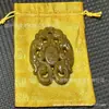 Colgante de Jade Siu Yuen Tallado Hueco, Colgante de Jade Natural Siu Yuen, Accesorio de Cintura Hanfu, Venta al por Mayor de Accesorios de Jade