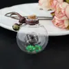 Adorno para Colgar en el Coche Pequeña Crisantemo Bola de Cristal Colgante para Coche Colgante de Perfume para Coche Estilo Fresco Artístico Decoración para Colgar en el Coche para Mujeres