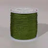 No. Cuerda Trenzada Hilo de Jade 72 Hilos 0.8mm Nylon Hilo Tejido a Mano Hilo para Colgante DIY Cuerda Roja Accesorios de Nudo Chino Hilo al por Mayor
