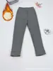 Pantalones de Algodón Terciopelo Bordados de Conejito 2026 Adecuados para Otoño e Invierno Categoría de Protección contra el Frío y Calidez: Leggings para Niñas