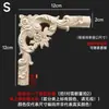 Talla en madera de Dongyang aplique de madera maciza esquina de puerta de gabinete flor celosía estilo europeo pared de fondo pieza de flor de madera adorno diagonal en stock para bodas