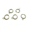 Aretes de Aro Soldados, Accesorios DIY de Joyería de Acero Inoxidable, Para Hacer Aretes de Hombre y Mujer, Colgantes, Borlas, Modernos Accesorios Redondos para Piercing