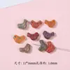Picasso con Puntos Dorados Pequeños Accesorios Cuentas Sueltas Hecho a Mano Pulsera DIY Collar Materiales para Ensartar Accesorios de Joyería Venta al por Mayor