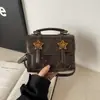 Bolsos de Mujer de Moda Transfronterizos Este Año, Nuevo Estilo 2026, Aspecto de Alta Gama, Bolso de Mano para el Trabajo, Bolso Pequeño Cuadrado Cruzado al Hombro