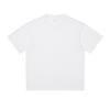 Macacão de T-shirt de algodão pesado de 280 gramas com estampa de LOGO camisa de cultura corporativa gola redonda manga curta estampa padrão