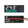Luz indicadora LED de voltaje y potencia DC7-55V, placa de visualización de potencia para batería de ácido/batería de litio