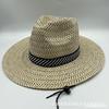 Sombrero de Paja Bicolor para Hombre de Verano Sombrero de Trabajo de Granjero Sombrero Fresco Protección Solar de Granjero Sombrero para el Sol Fabricante Mayorista