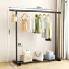 Varal de chão para uso doméstico em varandas ou ambientes internos, varão simples para secar roupas, cabide móvel, varal para secar roupas em dormitórios estudantis