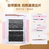 Pestañas Postizas Agrupadas Europeas y Americanas 30D-100D para Maquillaje DIY Pestañas DIY Pestañas Agrupadas