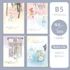 Cuaderno Cuadrado Partner B5 con Cubierta de Alta Calidad, Estilo Estético Xiaohongshu, Cuaderno Grueso Fresco A5 para Estudiantes y Oficina al por Mayor
