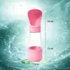 Garrafa de Água Portátil para Cachorro à Prova de Vazamento Dispenser de Água para Viagem para Filhotes para Passeio Caminhada Ao Ar Livre Beber com Uma Mão