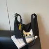 Nova Bolsa Tote de Gatinho Fofo Estilo Japonês de Alta Qualidade para Mulheres, Casual, Simples, Leve, para o Trabalho, Fashion, Versátil, Bolsa Transversal