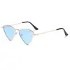 Gafas de Sol para Niños Estilo Europeo y Americano Triángulo Punk Metal Espejo de Príncipe Populares para Transmisión en Vivo Niños y Niñas Estilo Callejero