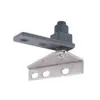 Cerrador de puerta de congelador bisagra de puerta resorte automático bisagra de puerta de refrigerador accesorios de puerta de vitrina comercial