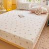 Cuatro Estaciones Disponibles Pequeño Floral Lavable Doble Capa Hilo Hogar Cama Individual Sombrero Protector de Colchón Tatami Cubrepolvo