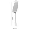 Acero inoxidable transfronterizo vajilla pública banquete pala para pizza cuchara de servicio para comida occidental Tenedor colador hotel auto-servicio piezas públicas juego