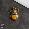 Serie de ángeles diy accesorios de aleación retro colgante de collar pulsera accesorios oro y plata antiguos fabricantes venta al por mayor