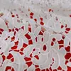 Tejido Tridimensional Hueco 100% Poliéster, Bordado Blanco Soluble en Agua, Encaje de Imitación Hecho a Crochet, Encaje para Accesorios Hechos a Mano para DIY
