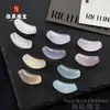 Collar de Cadena Curva con Piedra Ojo de Gato Iridiscente Natural, Sonrisa, para Clavícula de Mujer, Cuerda Trenzada Hecha a Mano, Collar de Diseño de Alta Gama al por Mayor