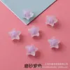 Acrílico 16mm transparente fosco cor interna de cinco pontas estrela contas infantis DIY pulseira jóias acessórios fabricante