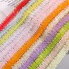 En stock 2.5cm color encaje plisado forma de I hilo de nieve cinturón DIY accesorios decorativos hechos a mano para ropa al por mayor