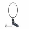 DRCKHROS Espejo Retrovisor para Bicicleta espejo convexo plegable redondo espejo de marco grande universal para ciclismo
