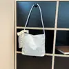 Bolsa de Lona Floral Fofa 2025 Nova Versátil Grande Capacidade Ombro Único Casual Roupas de Trabalho Bolsa Tote Bolsa Tote