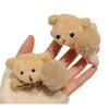 Outono e Inverno Bola de Pelo de Urso Presilha de Cabelo Grampo de Cabelo Grampo para Meio da Cabeça Franja Acessório de Cabelo Presilha Superior tamanho pequeno Presilha para Rabo de Cavalo Alto Acessórios de Cabelo
