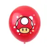 Globo de látex Super Mario de 12 pulgadas para fiesta infantil, suministros para decoración de fondo, venta al por mayor