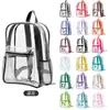Mochila Transparente Impermeable Transfronteriza de PVC Amazon, Bolsa de Almacenamiento de Gran Capacidad, Mochila Escolar Deportiva para Estudiantes