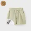 Pantalones Cortos Antibacterianos de 5A para Bebé Verano Algodón Fino Copo de Nieve Transpirables Pantalones Deportivos Casuales para Niños y Niñas Pantalones de Verano