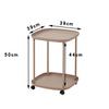 Estantería Mesa de Café Gladden Mesa Auxiliar Pequeña Móvil Mesa de Noche Mesa de Té Tatami Mesa de Café para Sofá Mesa Auxiliar de Cama