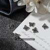 Acessórios para unhas Coração de Cro liga retrô vento escuro Cruz do Amor borboleta Rede gótica joia de diamante