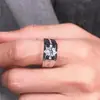 Anillo nuevo dominante para hombre de comercio exterior europeo y americano wish superventas moda anillo de negocios para hombre anillo de diamantes de compromiso de comercio electrónico transfronterizo