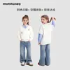 Calças Outonais da Moda para Meninas, Novos Jeans Denim Estilosos Estilo Coreano 2026 para Meninas