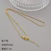 Accesorios Antiguos Vietnamitas de Oro de Arena Alta Retención de Color Cuentas Espaciadoras Colgante de Zirconio Incrustado de Durazno Cadena de Extensión para Pulsera y Collar Joyería DIY