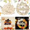Amazon Halloween Natal Placa Decorativa de Madeira Pendurada TikTok Não Acabado diy Fatia de Madeira Xiyin Decoração de Porta Janela