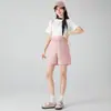 Shorts de maternidad, no constriñen el vientre, estilo delgado para verano, adecuados para usar en exteriores, nuevo estilo 2026, para personas petite, holgados, shorts de capa base