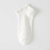 Calcetines blancos y negros para mujer, primavera y verano, de malla fina, transpirables, de algodón, de tubo corto, con boca de burbuja y encaje, venta al por mayor