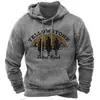 Ropa de otoño e invierno para hombre de importación, sudadera con capucha casual de primavera para hombre con forro de polar, ropa deportiva casual retro con estampado 3D