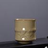 Montaña Vacía Xinyu celadón Longquan taza china simple creativa con forma de hoja de bambú taza con forma de bambú vintage cerámica hogar taza de agua taza de té