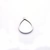 Anillo Ovalado de Acero Inoxidable Forma de Gota con Base de Piedra Preciosa al por Mayor Materiales Hechos a Mano DIY Etiqueta para Collar Joyería