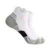 Calcetines Deportivos Profesionales Transpirables que Absorben el Sudor para Hombre con Protección en el Talón, Calcetines Cortos para Baloncesto y Correr, Estilo Moderno de Calcetas Zhuji
