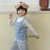 2026 Colete Infantil Jaqueta Sem Manga Infantil Colete Quente Outono e Inverno para Bebê Suéter para Bebê Classe a Roupa de Algodão para Meninas Roupas para Meninos